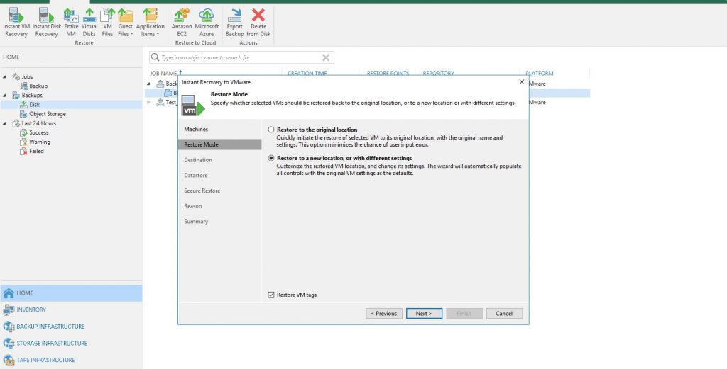 Veeam Backup&Replication Instant Vm Recovery OZAN SÜRER