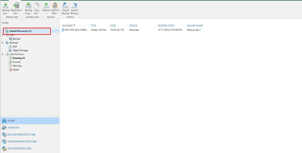 Veeam Backup&Replication Instant Vm Recovery OZAN SÜRER